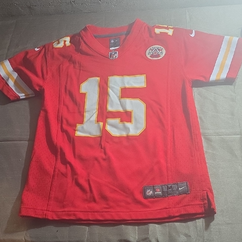 Nike Kids Red and Yellow Sports Jersey